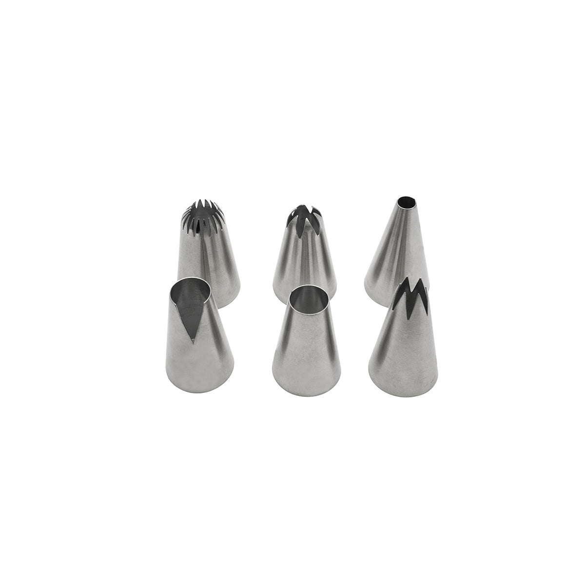 Zenker - Lot De 6 Douilles À Pâtisserie En Inox Grand Modèle Zenker Smart Pastry - Gris