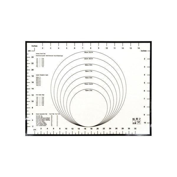 Zenker - Tapis De Cuisson En Silicone 40 X 30 Cm Zenker Smart Pastry - Blanc|Noir