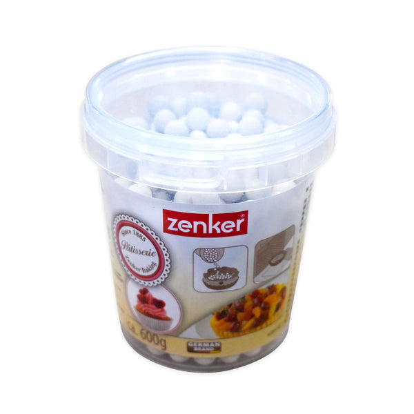 Zenker - Billes De Cuisson Pour Pâte Sablée, Pot De 600 Grammes Zenker Smart Pastry - Gris|Transparent