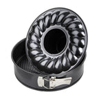 Zenker - Moule À Manqué Et Savarin Double Fond 28 Cm Zenker Black Metallic - Noir