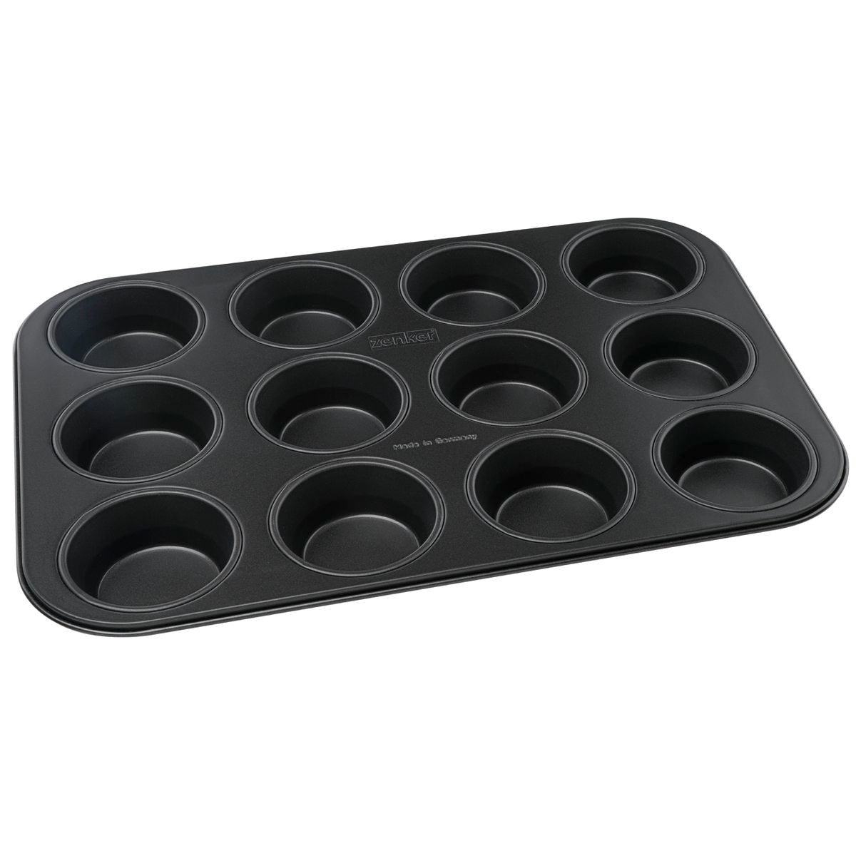 Zenker - Moule À Muffins 12 Empreintes 38 X 26 Cm Zenker Black Metallic - Noir