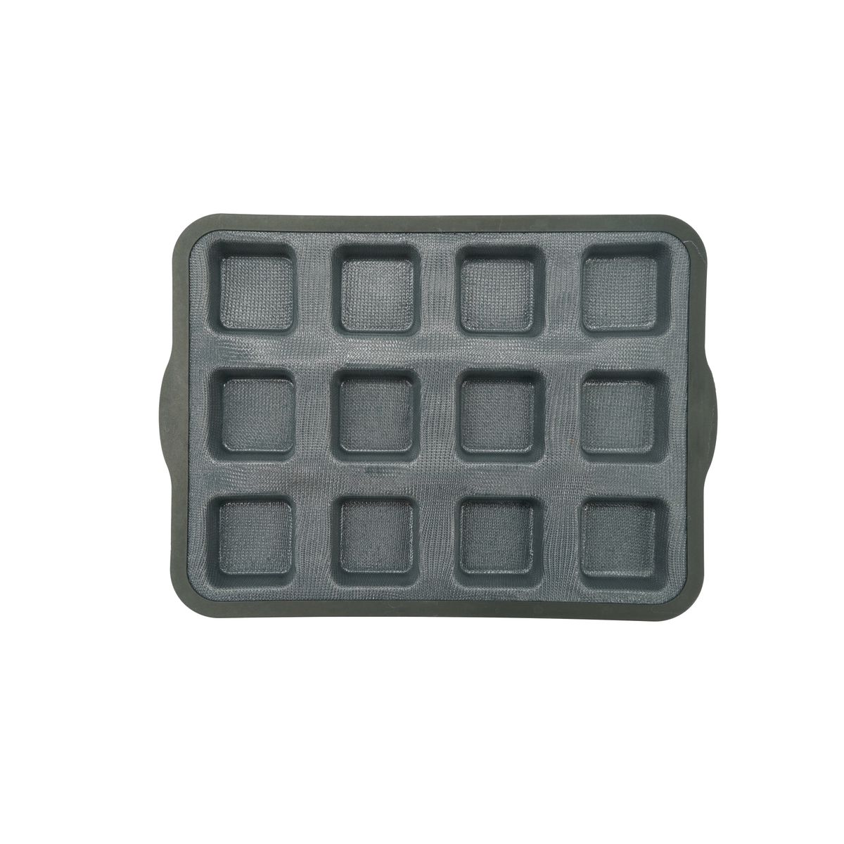 Zenker - Moule À Gâteaux 12 Carrés En Silicone Fibre De Verre Zenker - Noir