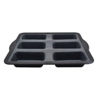 Zenker - Moule 6 Financiers 26 X 22 Cm Zenker Silicone Fibre De Verre - Noir|Gris