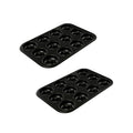 Dr Oetker - Ensemble De 2 Moules Donut Et Bagel 12 Empreintes 26,5 X 38,5 Cm Dr. Oetker Tradition - Noir