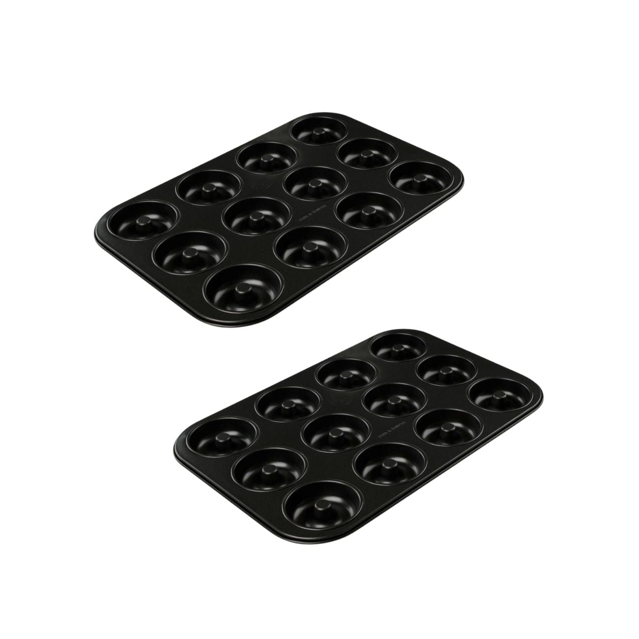 Dr Oetker - Ensemble De 2 Moules Donut Et Bagel 12 Empreintes 26,5 X 38,5 Cm Dr. Oetker Tradition - Noir