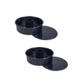 Dr Oetker - Lot De 2 Moules À Manqué 26/26 Cm En Acier Dr Oetker Back-Liebe - Bleu