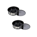Dr Oetker - Lot De 2 Moules À Gâteaux 20/20 Cm En Acier Dr Oetker Back Freude - Noir