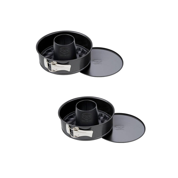 Dr Oetker - Lot De 2 Moules À Gâteaux 20/20 Cm En Acier Dr Oetker Back Freude - Noir