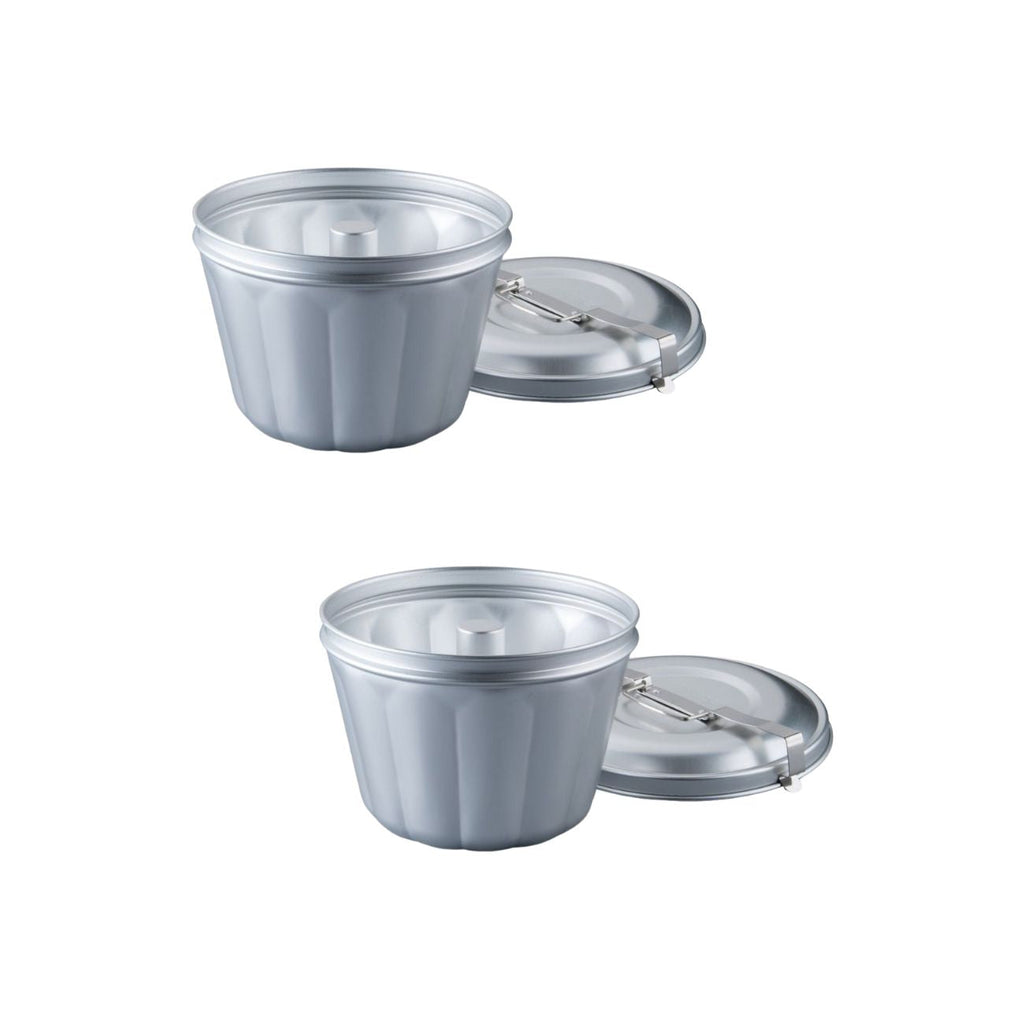 Dr Oetker - Lot De 2 Moules À Gâteaux 21/21 Cm En Aluminium Dr Oetker Back Freude - Gris