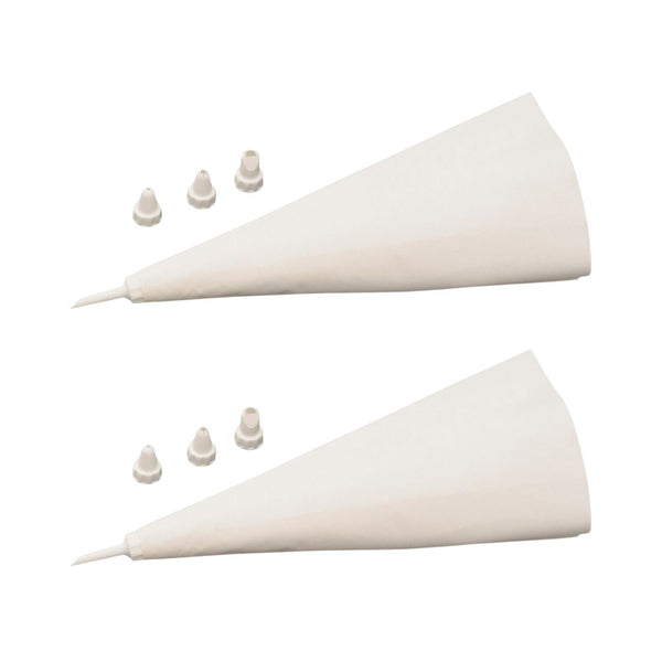 Zenker - Set De 2 Ustensiles De Pâtisserie Poche À Douille Avec Embouts Zenker Smart Pastry - Blanc