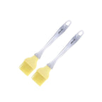 Zenker - Ensemble De 2 Pinceaux De Cuisine Et De Pâtisserie 24 Cm En Poils Silicone Zenker Smart Pastry - Jaune|Brun|Transparent