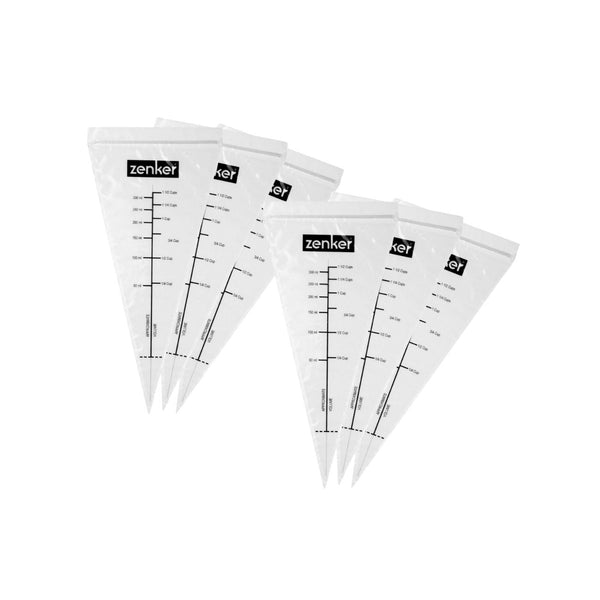 Zenker - Set De 2 Poches À Douilles Professionnelles Zenker Smart Pastry - Transparent