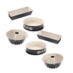 Dr Oetker - Lot De 2 Moules À Gâteaux Ø 22/26 Cm En Acier Et Céramique Dr Oetker Back-Trend - Blanc|Gris