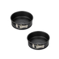Zenker - Lot De 2 Moules À Gâteaux 20/20 Cm En Acier Black Metallic Black Mettallic Zenker Black Mettallic - Noir
