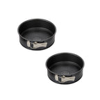 Zenker - Lot De 2 Moules À Gâteaux 20/20 Cm En Acier Black Metallic Black Mettallic Zenker Black Mettallic - Noir