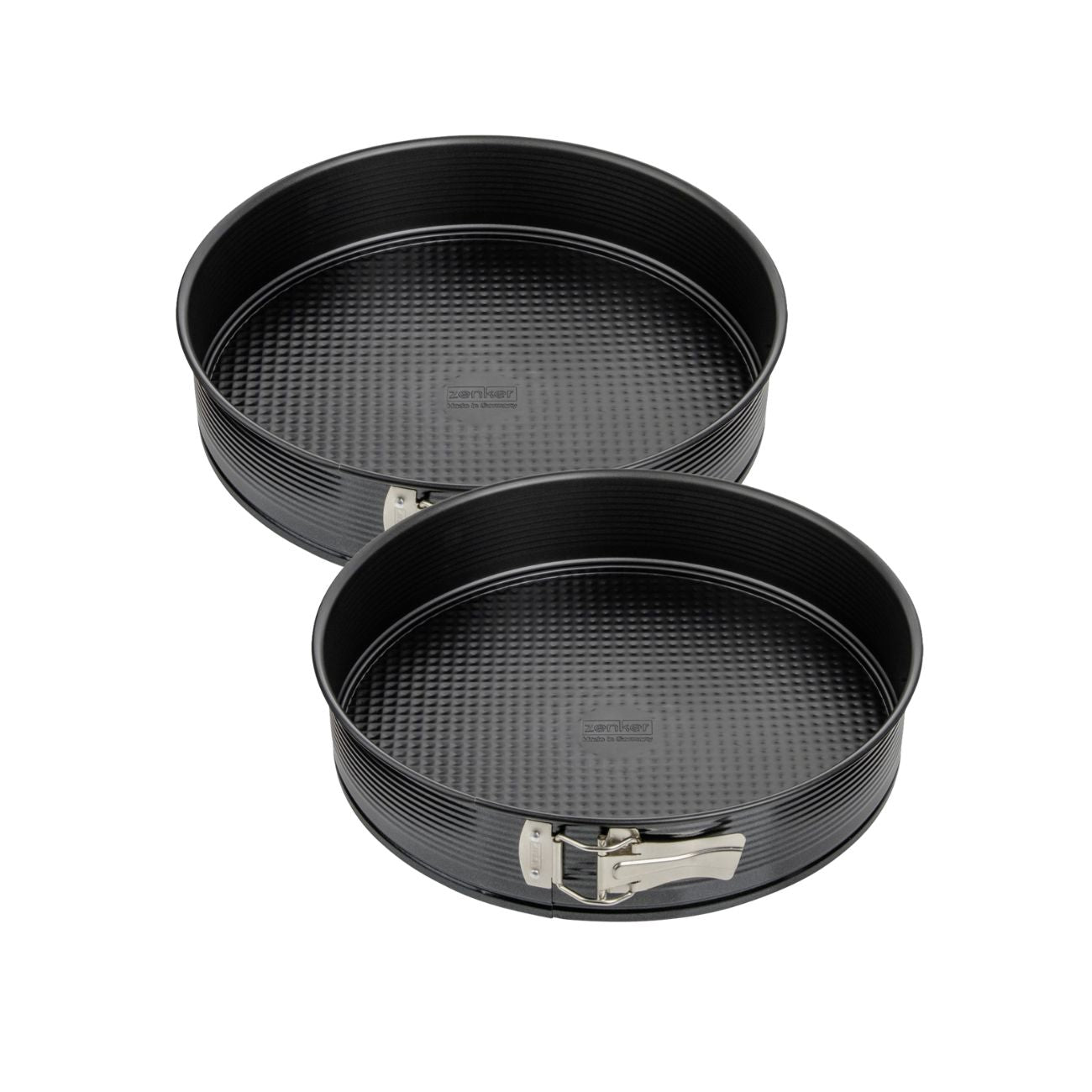 Zenker - Ensemble De 2 Moules À Manqué À Charnière 28 Cm Zenker Black Metallic - Noir