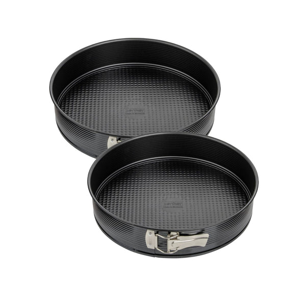 Zenker - Ensemble De 2 Moules À Manqué À Charnière 28 Cm Zenker Black Metallic - Noir