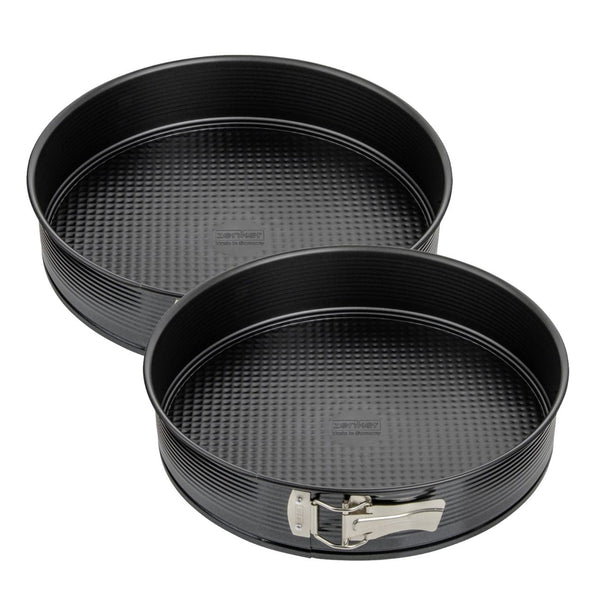 Zenker - Ensemble De 2 Moules À Manqué À Charnière 30 Cm Zenker Black Metallic - Noir