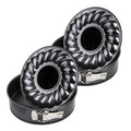 Zenker - Lot De 2 Moules À Gâteaux 24/24 Cm En Acier Black Metallic Black Mettallic Zenker Black Mettallic - Noir