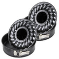 Zenker - Lot De 2 Moules À Gâteaux 26/26 Cm En Acier Black Metallic Black Mettallic Zenker Black Mettallic - Noir