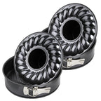 Zenker - Lot De 2 Moules À Gâteaux 26/26 Cm En Acier Black Metallic Black Mettallic Zenker Black Mettallic - Noir
