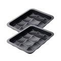 Zenker - Lot De 2 Moules À Gâteaux 36/27/5 Cm En Acier Black Metallic Black Mettallic Zenker Black Mettallic - Noir
