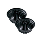 Zenker - Lot De 2 Moules À Gâteaux 22/22 Cm En Acier Black Metallic Black Mettallic Zenker Black Mettallic - Noir