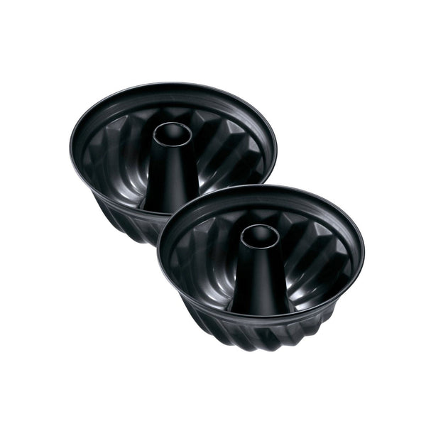 Zenker - Lot De 2 Moules À Gâteaux 22/22 Cm En Acier Black Metallic Black Mettallic Zenker Black Mettallic - Noir