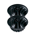 Zenker - Lot De 2 Moules À Gâteaux 25/25/11,5 Cm En Acier Black Mettallic Black Mettallic Zenker Black Mettallic - Noir
