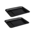 Zenker - Lot De 2 Moules À Gâteaux 35-52/32/3 Cm En Acier Black Mettallic Black Mettallic Zenker Black Mettallic - Noir