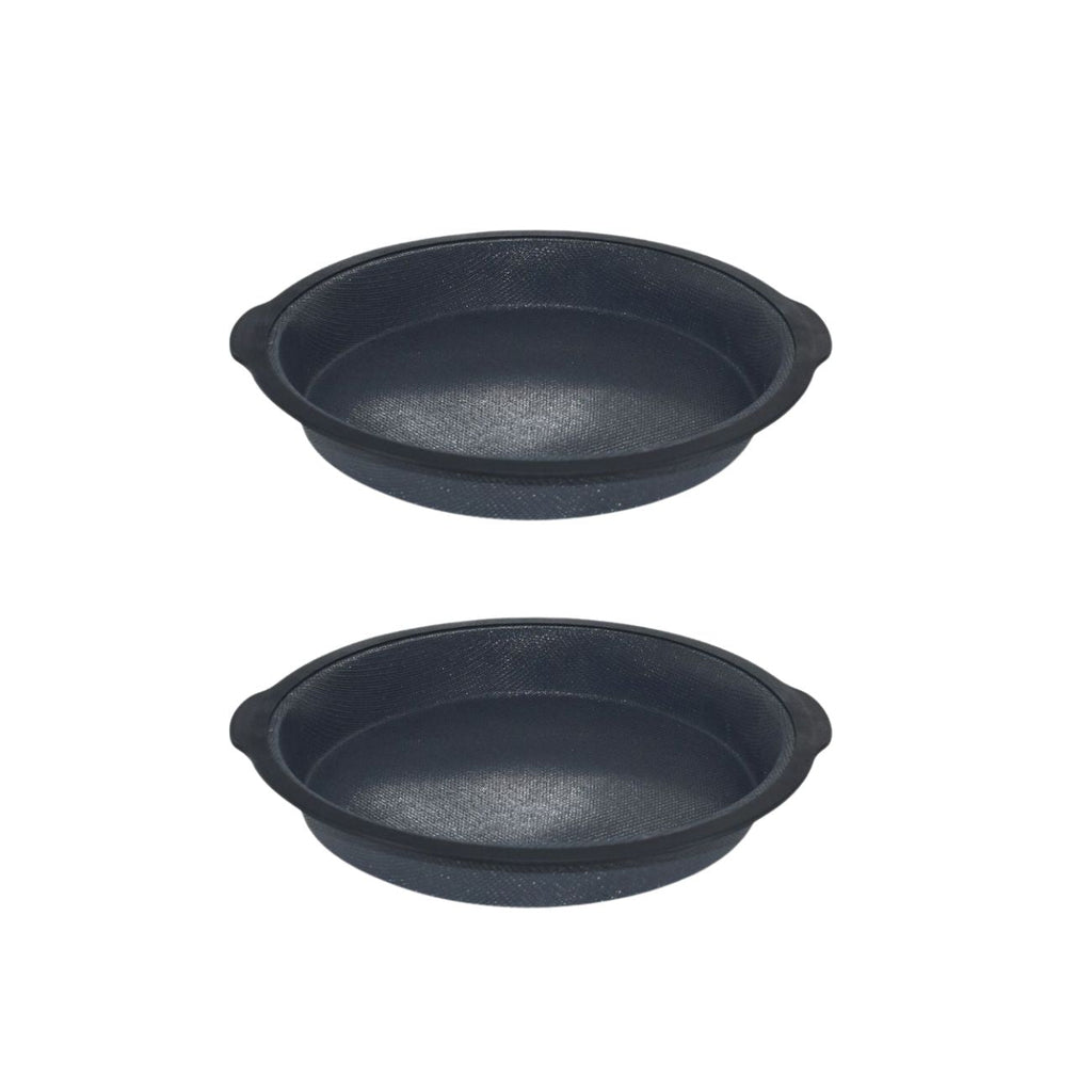 Zenker - Lot De 2 Moules À Gâteaux 25/25 Cm En Silicone Fibre De Verre Silicone Fibre De Verre Silicone Fibre De Verre Zenker Silicone Fibre De Verre - Noir|Gris