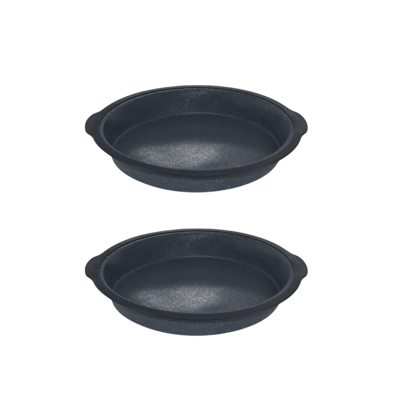 Zenker - Lot De 2 Moules À Gâteaux 25/25 Cm En Silicone Fibre De Verre Silicone Fibre De Verre Silicone Fibre De Verre Zenker Silicone Fibre De Verre - Noir|Gris