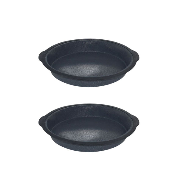 Zenker - Lot De 2 Moules À Gâteaux 25/25 Cm En Silicone Fibre De Verre Silicone Fibre De Verre Silicone Fibre De Verre Zenker Silicone Fibre De Verre - Noir|Gris