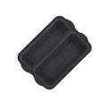 Zenker - Lot De 2 Moules À Gâteaux 31,5/14,2 Cm En Silicone Silicone Fibre De Verre Silicone Fibre De Verre Zenker Silicone Fibre De Verre - Noir|Gris