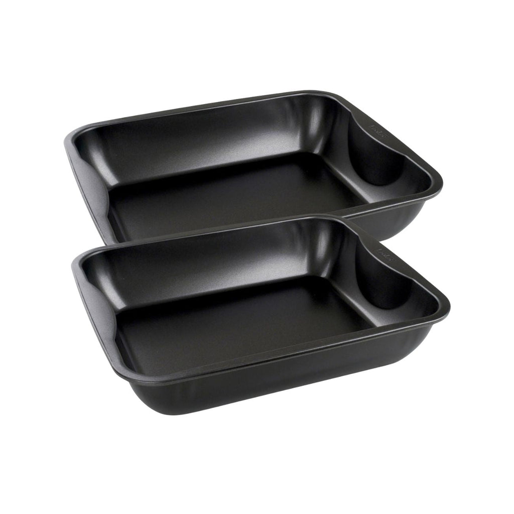 Zenker - Ensemble De 2 Plats À Four Xxl Rectangle 40 X 34 Cm Zenker Spécial Cooking - Noir