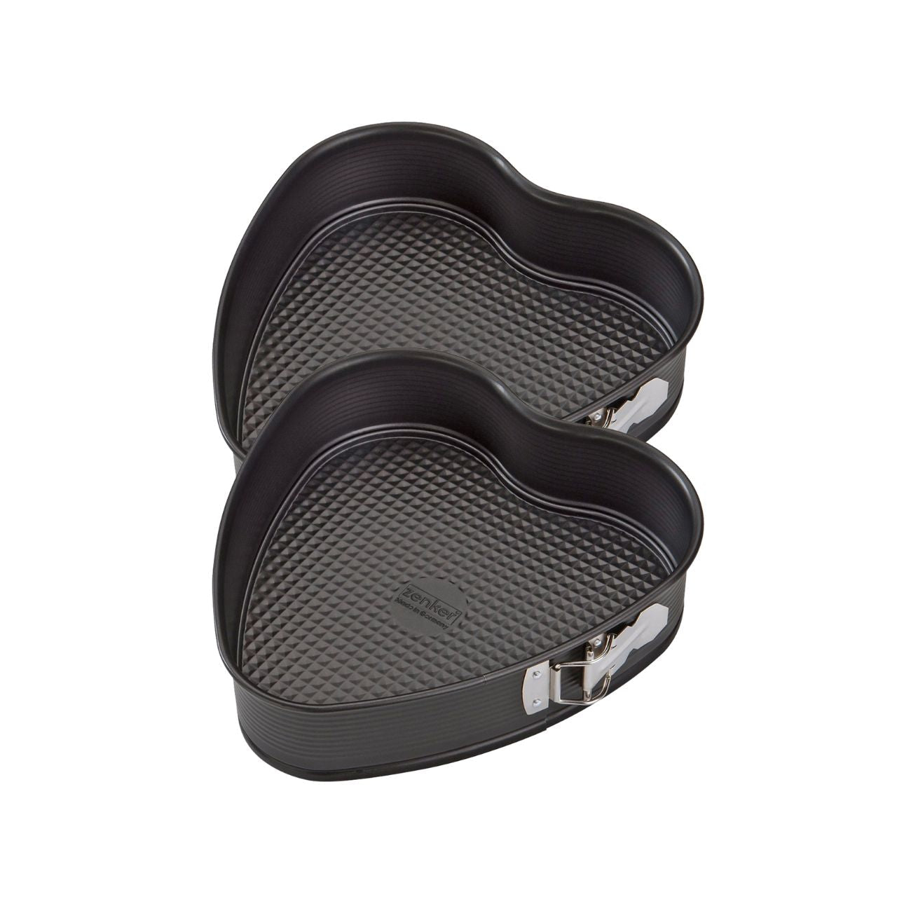 Zenker - Lot De 2 Moules À Gâteaux 27/25 Cm En Acier Spécial Créative Spécial Créative Zenker Spécial Créative - Noir