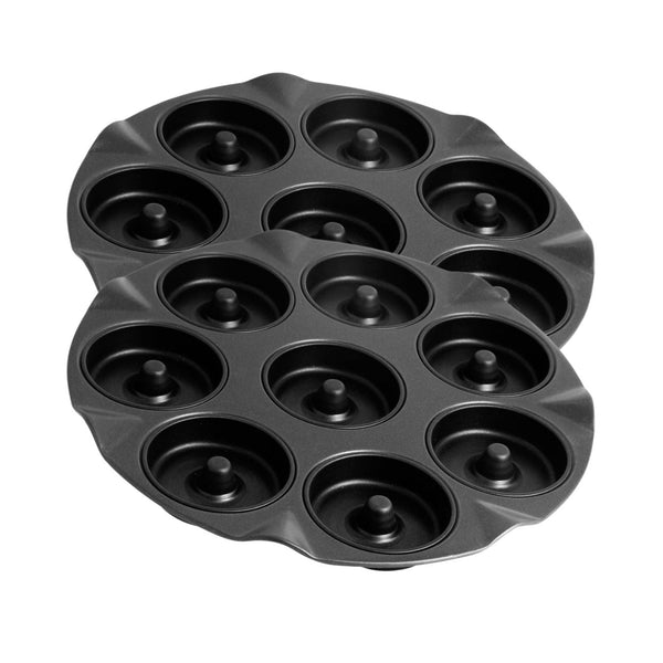 Zenker - Lot De 2 Moules À Gâteaux 33/33 Cm En Acier Black Metallic Black Mettallic Zenker Black Mettallic - Noir