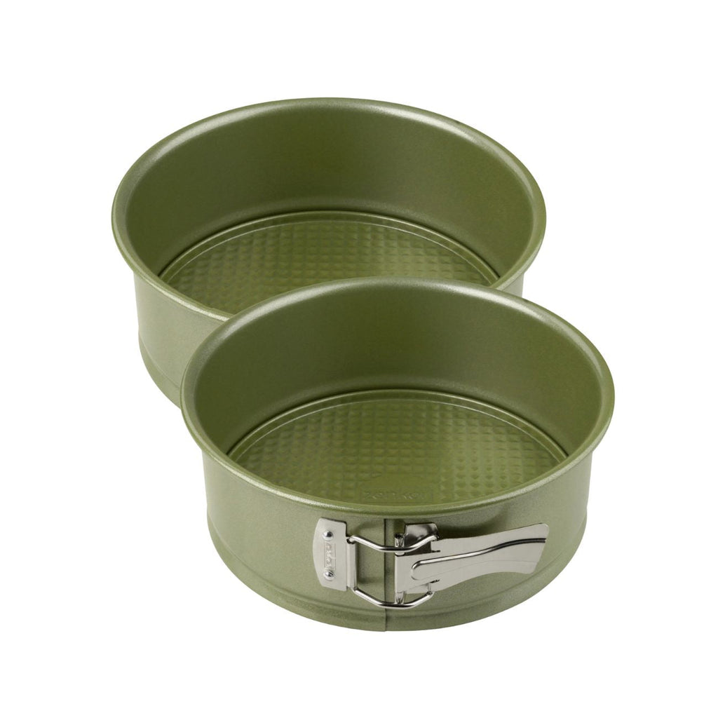 Zenker - Ensemble De 2 Moules À Manqué À Charnière 20 Cm Zenker Green Vision - Vert