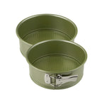 Zenker - Ensemble De 2 Moules À Manqué À Charnière 20 Cm Zenker Green Vision - Vert