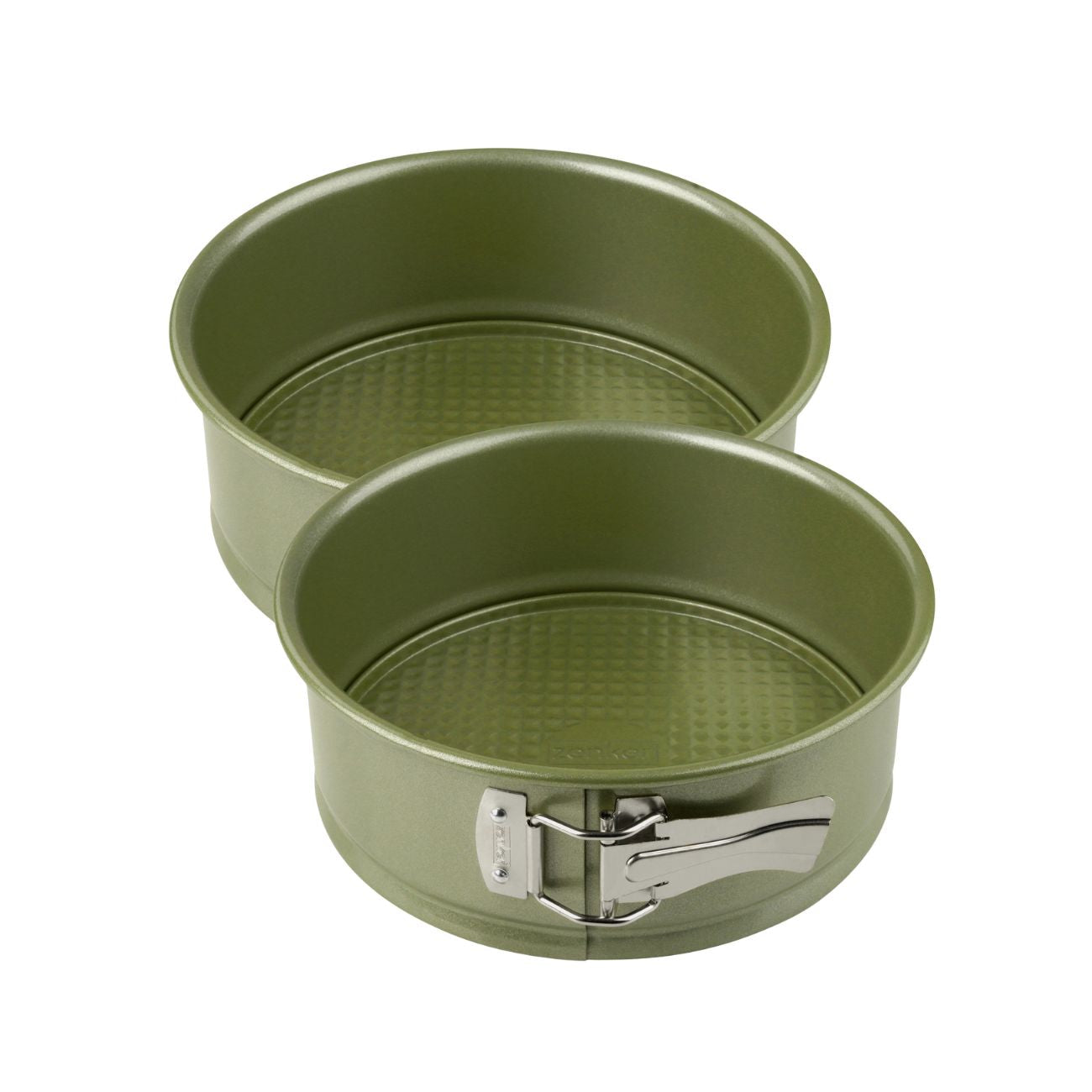 Zenker - Ensemble De 2 Moules À Manqué À Charnière 20 Cm Zenker Green Vision - Vert