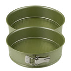 Zenker - Lot De 2 Moules À Gâteaux 26/26 Cm En Acier Zenker Green Vision - Vert
