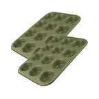Zenker - Lot De 2 Moules À Gâteaux 38,5/26,5 Cm En Acier Zenker Green Vision - Vert