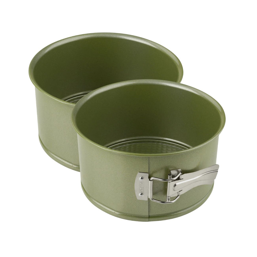 Zenker - Lot De 2 Moules À Gâteaux 18/18 Cm En Acier Zenker Green Vision - Vert