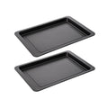 Zenker - Lot De 2 Plaques À Pizza Rectangulaires 42/29/2,5 Cm En Acier Spécial Crountries Spécial Crountries Zenker Spécial Crountries - Noir