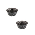 Zenker - Lot De 2 Moules À Kouglof 18/18 Cm En Acier Spécial Mini Spécial Mini Zenker Spécial Mini - Noir