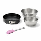 Zenker - Set De 4 Ustensiles De Pâtisserie Moule À Manqué 2 Bols Et Spatule Pâtisserie Black Metallic Black Mettallic Zenker Black Mettallic - Noir