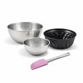 Zenker - Set De 4 Ustensiles De Pâtisserie Moule À Gâteaux Bols Et Spatule Black Metallic Black Mettallic Zenker Black Mettallic - Noir