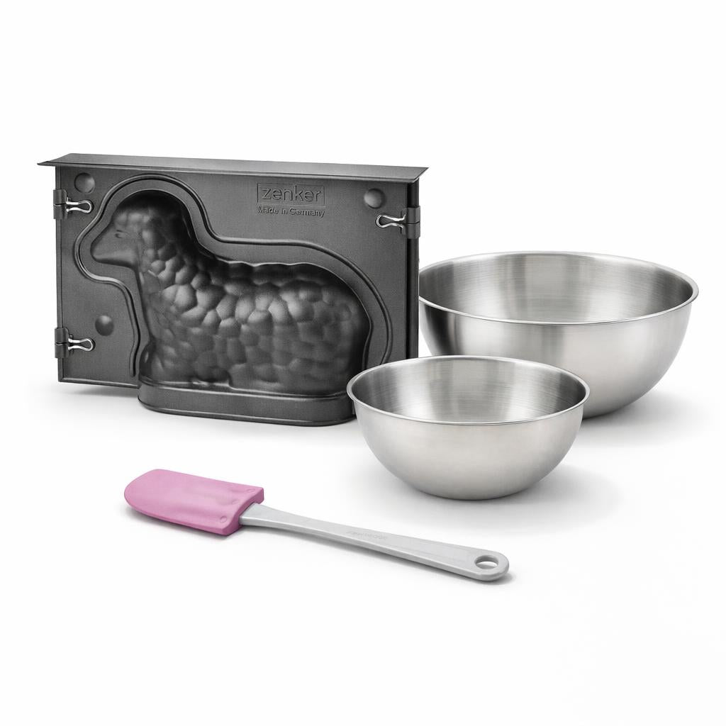 Zenker - Set De 4 Ustensiles De Pâtisserie Moule À Gâteaux 2 Bols Et Spatule Spécial Season Spécial Season Zenker Spécial Season - Noir