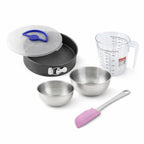 Zenker - Set Pâtisserie Avec Moule À Manqué 26 Cm, 2 Bols À Mixer, Verre Mesureur Et Spatule Zenker - Noir