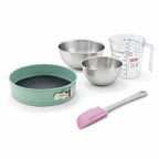 Zenker - Set De 5 Ustensiles De Pâtisserie Moule À Gâteaux Bol Spatule Pâtisserie Et Verre Doseur Divers Divers Zenker Divers - Vert|Noir